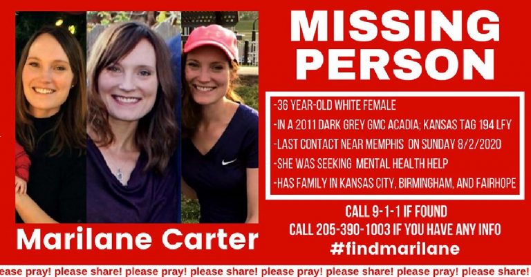 Vehicle of Missing Pastor’s Wife, Marilane Carter, Found in Arkansas with Body Inside