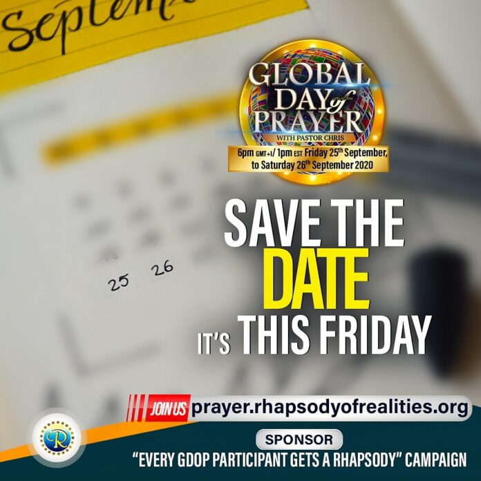 Global Day of PRAYERS with Pastor Chris