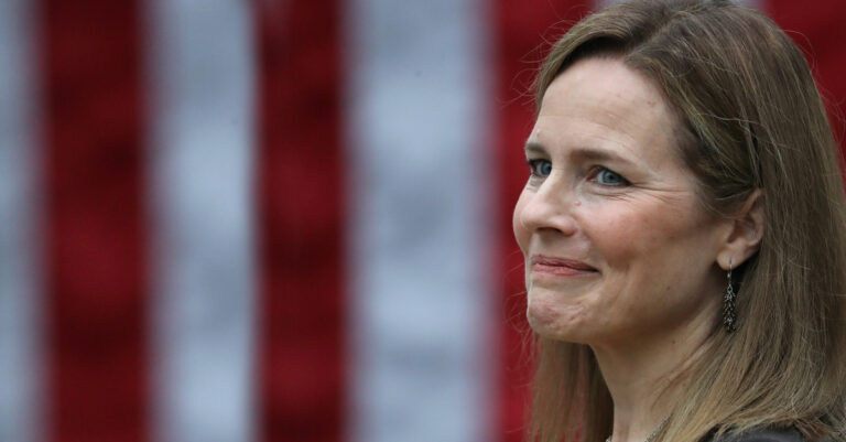 Amy Coney Barrett Criticized for Promoting ‘Distinctly Christian Worldview’ at Conference