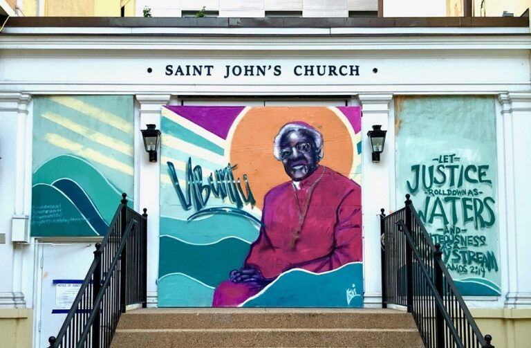 DC church, vandalized during riots, offers message of ‘togetherness’ with racial justice-themed murals