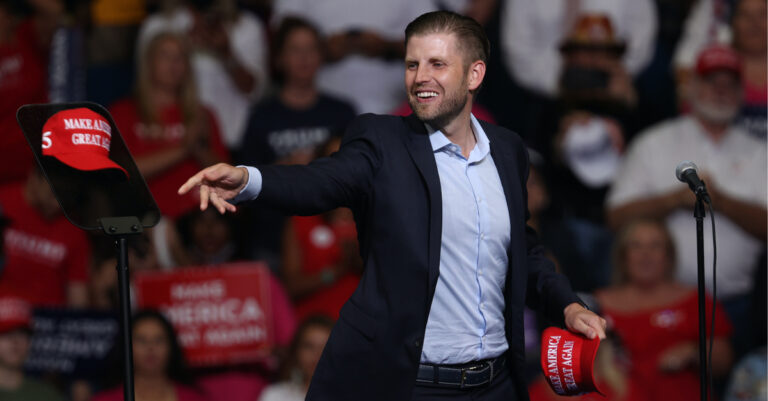 ‘God Got Us Here’: Eric Trump Says Faith Was an Essential Part of the President’s Victory in 2016