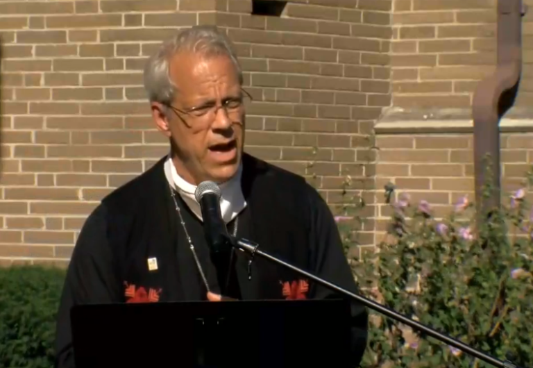 Racism is ‘toxic poison that is harming us all,’ ELCA bishop declares at Kenosha prayer vigil