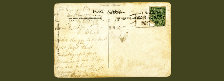 Woman receives a postcard from 1920: Remarkable change and the power of the unchanging God