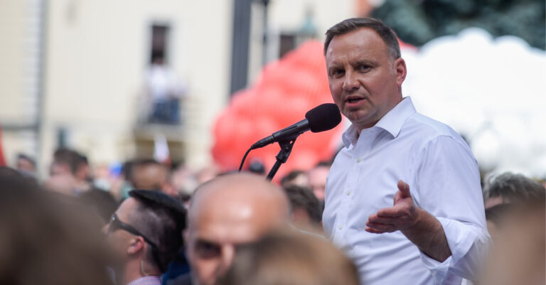 Poland’s President Walks in March for Life for First Time