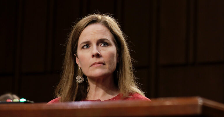 Roe v. Wade Is Not a ‘Super Precedent’ that Can’t Be Overturned, Amy Coney Barrett Says