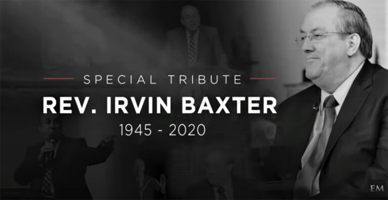 Prophecy teacher Irvin Baxter dies, but TV ministry to continue