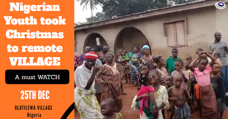 Nigerian Youths took Christmas to a remote Village