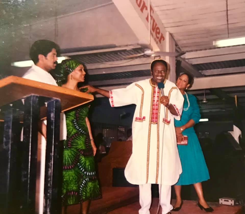 Apostle Fredrick K C Price in Nigeria with Archbishop Benson Idahosa