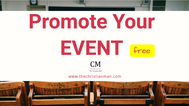 Promote Your Event - The Christian Mail