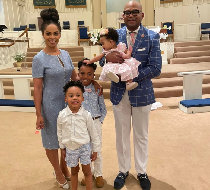 The Rev. Willie Boyd Jr - Pastor of Greenwood CME Church, pictured with his family - The Christian Mail